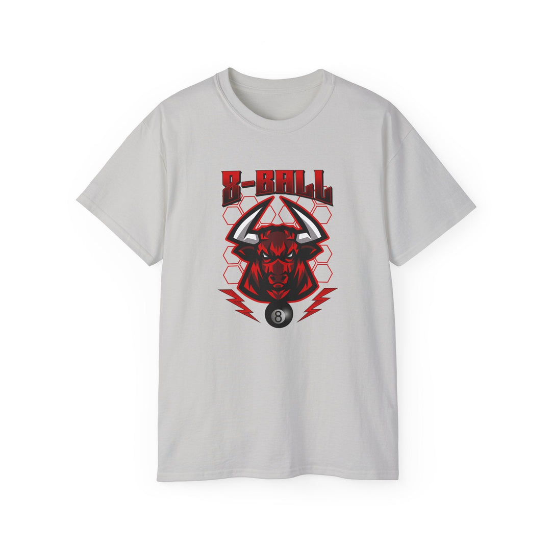 8 Ball Bull - Unisex Cotton T-Shirt - BFLY BILLIARDS