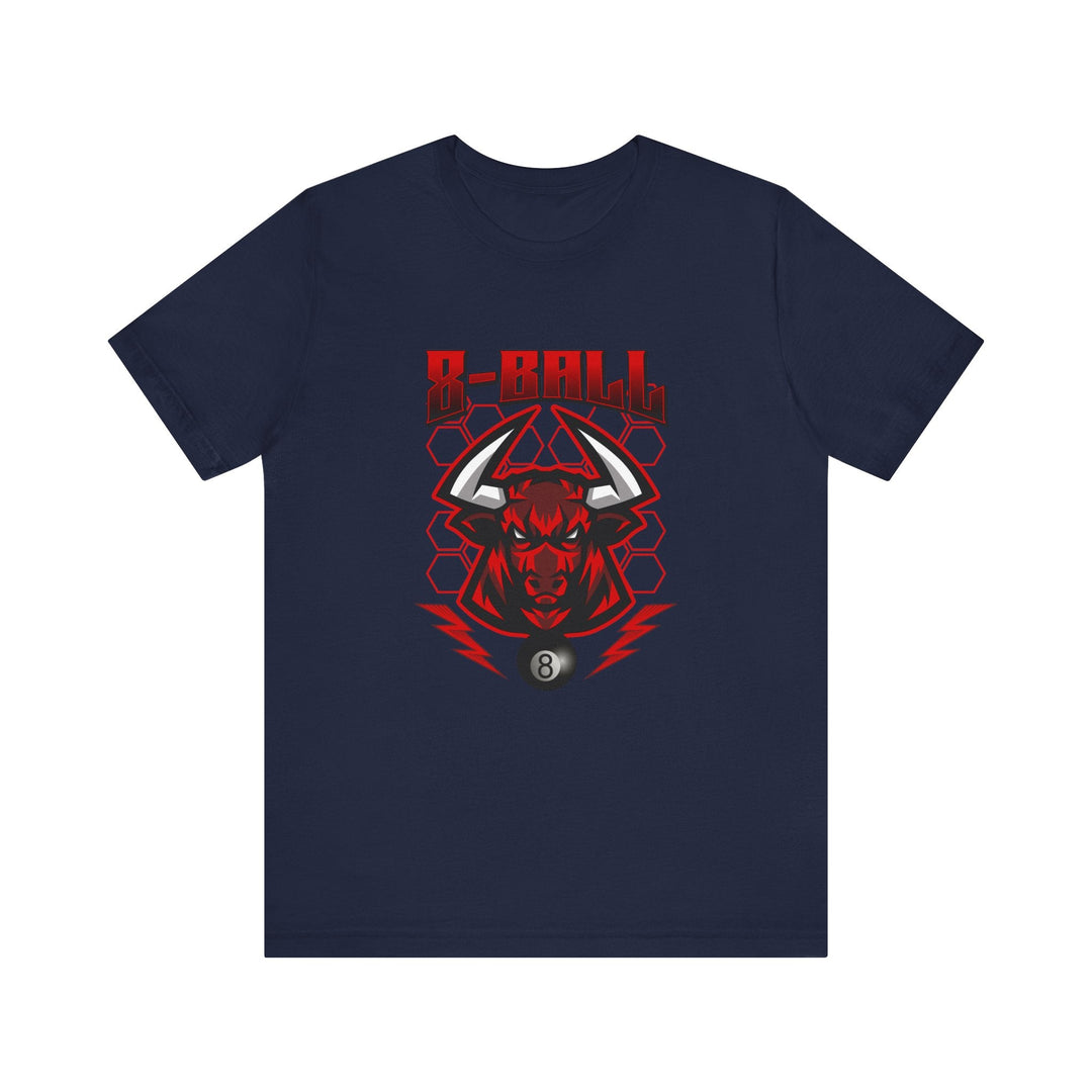 8 Ball Bull - Unisex Softstyle Tee - BFLY BILLIARDS