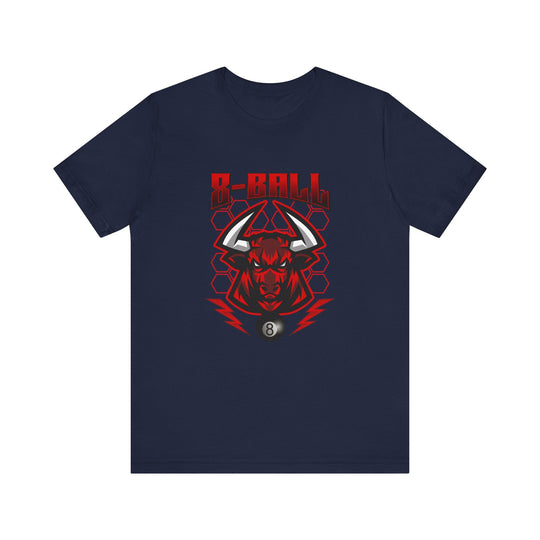 8 Ball Bull - Unisex Softstyle Tee - BFLY BILLIARDS