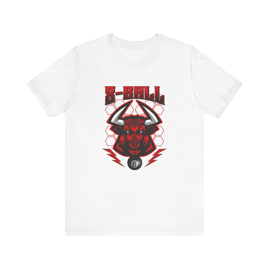 8 Ball Bull - Unisex Softstyle Tee - BFLY BILLIARDS