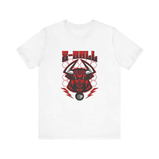 8 Ball Bull - Unisex Softstyle Tee - BFLY BILLIARDS