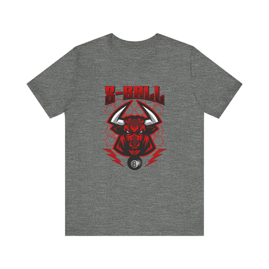 8 Ball Bull - Unisex Softstyle Tee - BFLY BILLIARDS