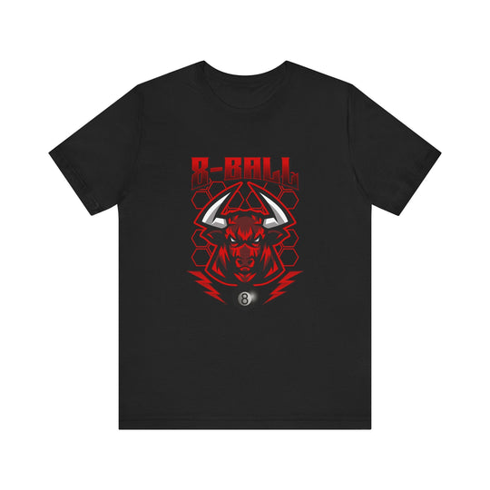 8 Ball Bull - Unisex Softstyle Tee - BFLY BILLIARDS