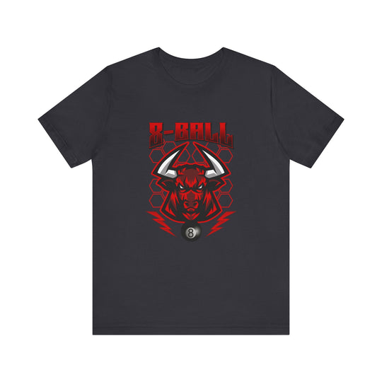 8 Ball Bull - Unisex Softstyle Tee - BFLY BILLIARDS