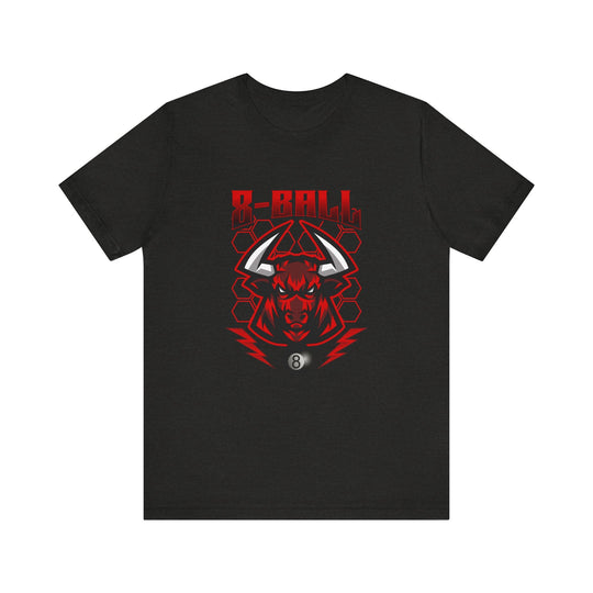 8 Ball Bull - Unisex Softstyle Tee - BFLY BILLIARDS