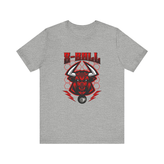 8 Ball Bull - Unisex Softstyle Tee - BFLY BILLIARDS