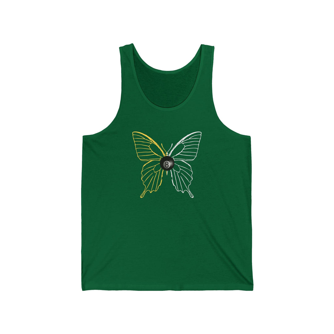 8 Ball Butterfly Grid - Unisex Tank Top - BFLY BILLIARDS