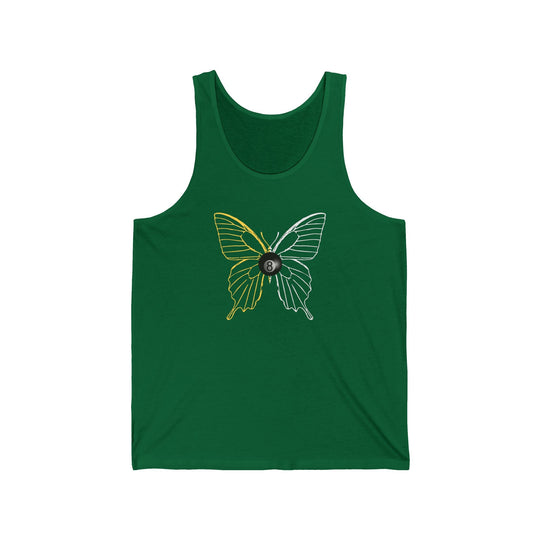8 Ball Butterfly Grid - Unisex Tank Top - BFLY BILLIARDS
