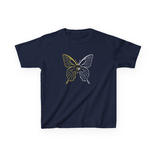 8 Ball Butterfly Grid - Youth Cotton Tee - BFLY BILLIARDS