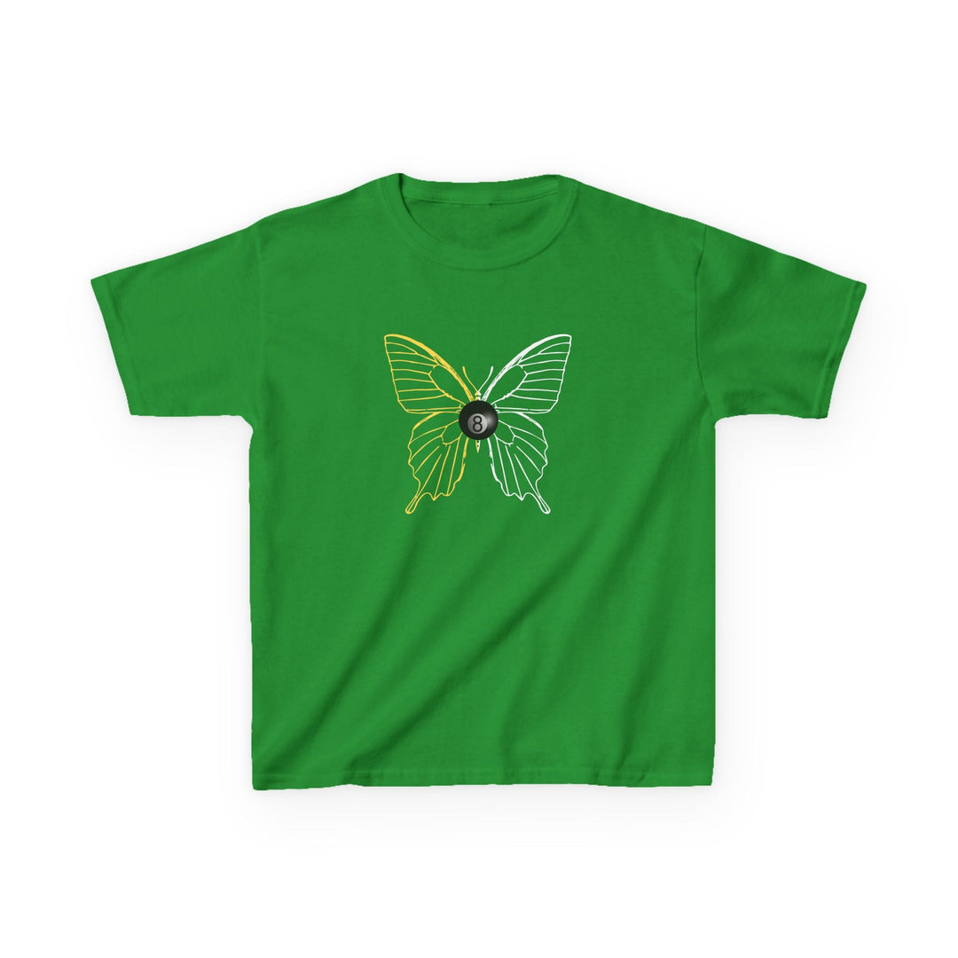 8 Ball Butterfly Grid - Youth Cotton Tee - BFLY BILLIARDS