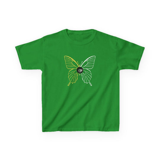 8 Ball Butterfly Grid - Youth Cotton Tee - BFLY BILLIARDS