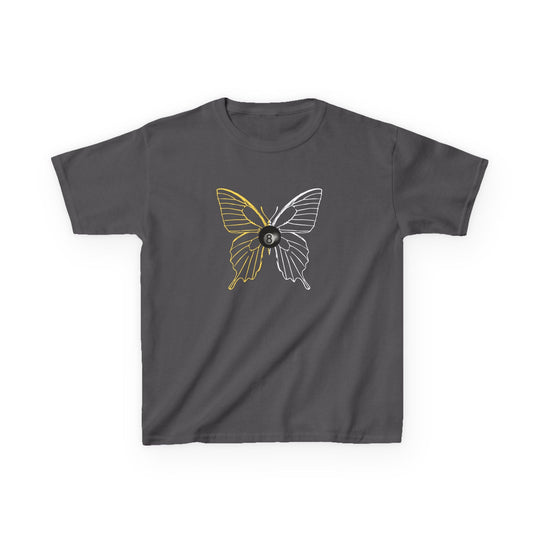 8 Ball Butterfly Grid - Youth Cotton Tee - BFLY BILLIARDS
