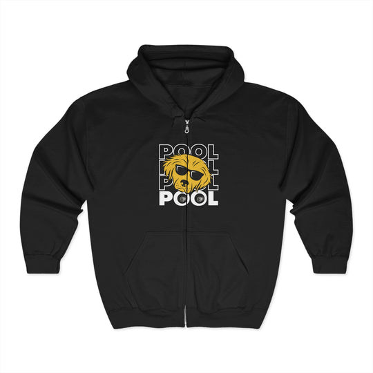 8 Ball - Pool Dog - Full Zip Hoodie - BFLY BILLIARDS