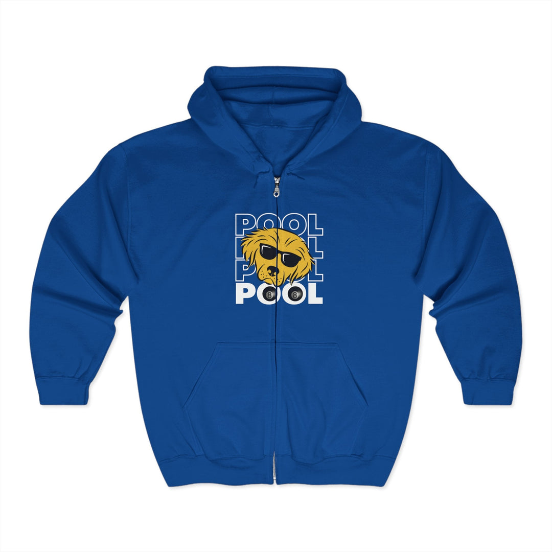 8 Ball - Pool Dog - Full Zip Hoodie - BFLY BILLIARDS