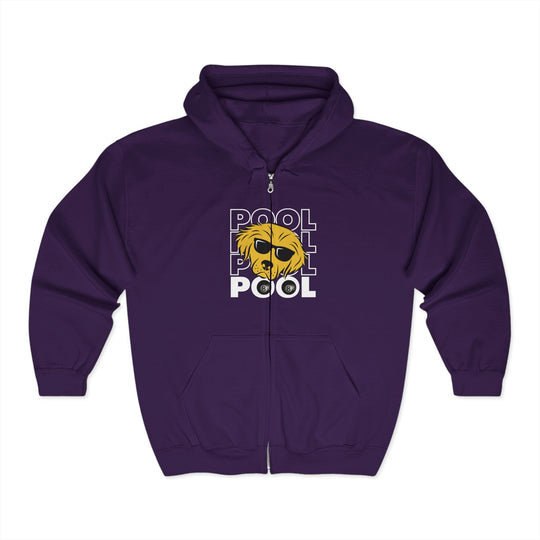 8 Ball - Pool Dog - Full Zip Hoodie - BFLY BILLIARDS