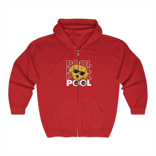 8 Ball - Pool Dog - Full Zip Hoodie - BFLY BILLIARDS