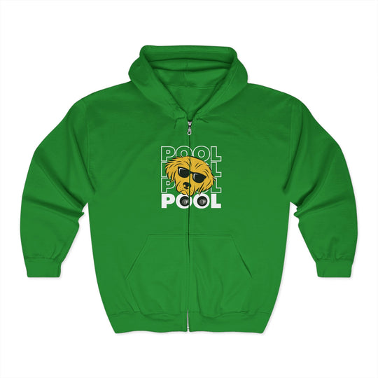 8 Ball - Pool Dog - Full Zip Hoodie - BFLY BILLIARDS