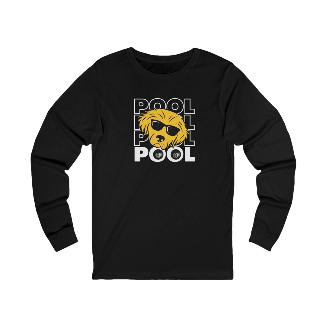 8 Ball - Pool Dog - Unisex Long Sleeve Tee - BFLY BILLIARDS