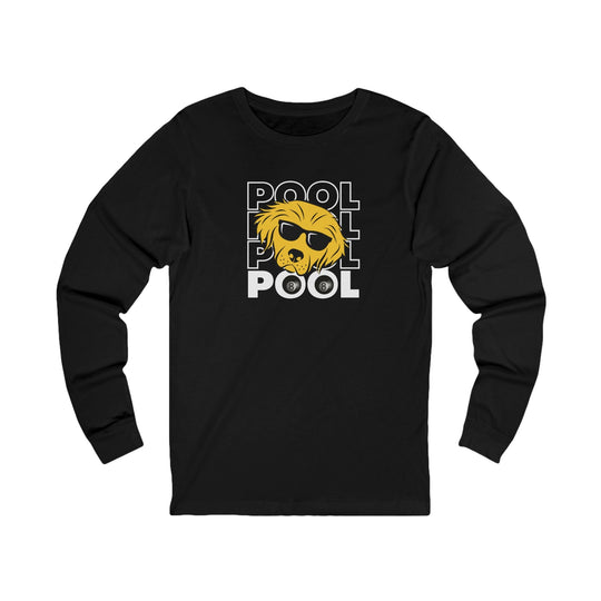 8 Ball - Pool Dog - Unisex Long Sleeve Tee - BFLY BILLIARDS