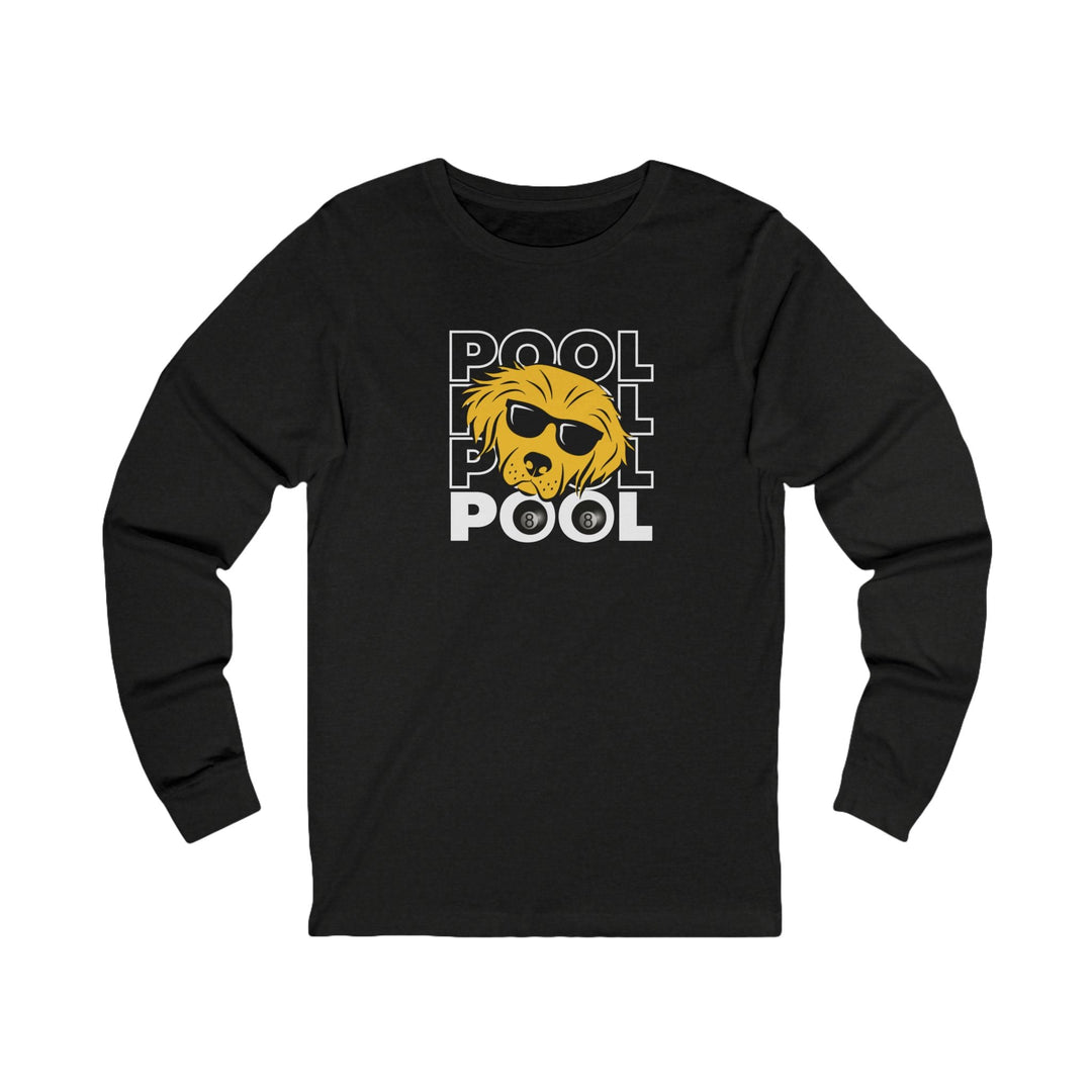 8 Ball - Pool Dog - Unisex Long Sleeve Tee - BFLY BILLIARDS
