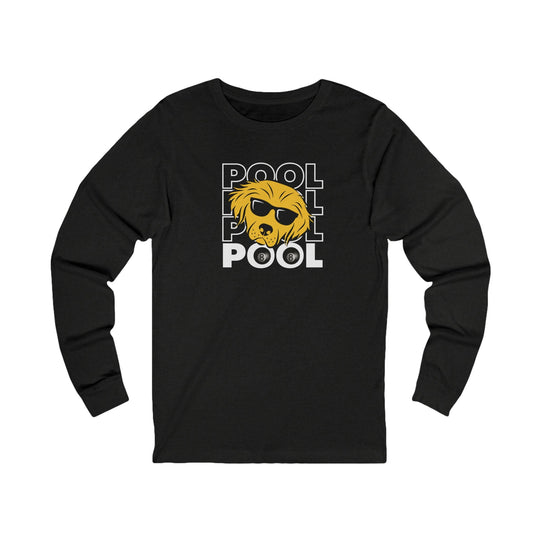 8 Ball - Pool Dog - Unisex Long Sleeve Tee - BFLY BILLIARDS