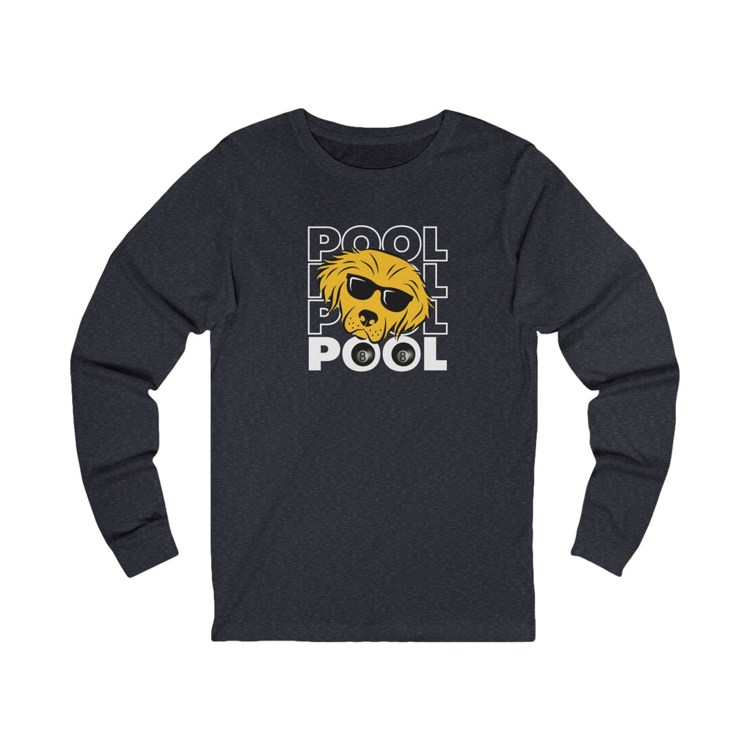 8 Ball - Pool Dog - Unisex Long Sleeve Tee - BFLY BILLIARDS