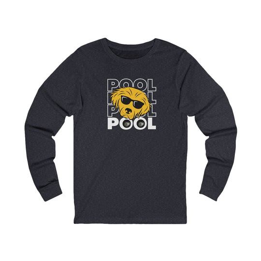 8 Ball - Pool Dog - Unisex Long Sleeve Tee - BFLY BILLIARDS