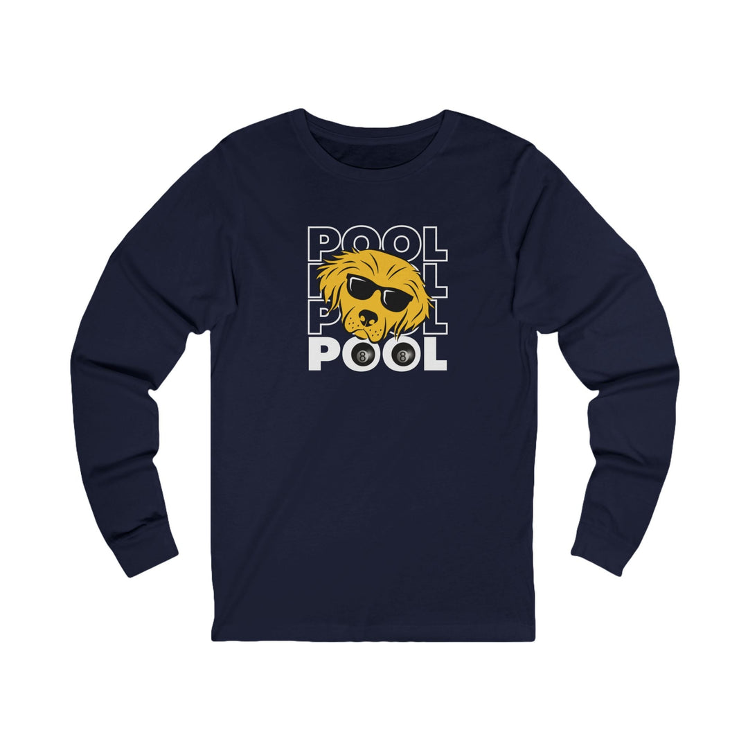 8 Ball - Pool Dog - Unisex Long Sleeve Tee - BFLY BILLIARDS