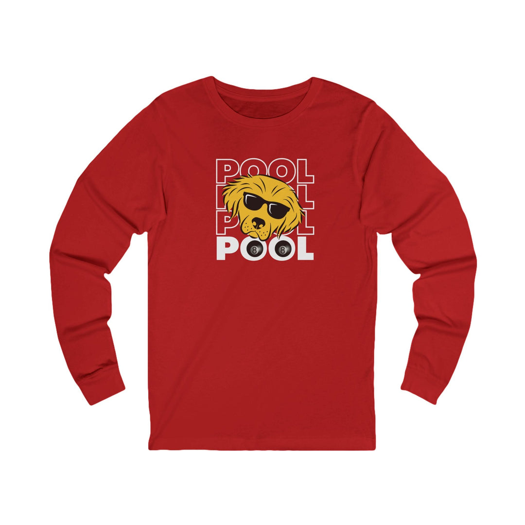 8 Ball - Pool Dog - Unisex Long Sleeve Tee - BFLY BILLIARDS