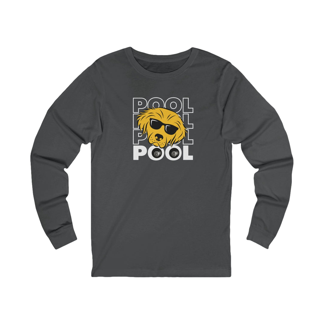 8 Ball - Pool Dog - Unisex Long Sleeve Tee - BFLY BILLIARDS