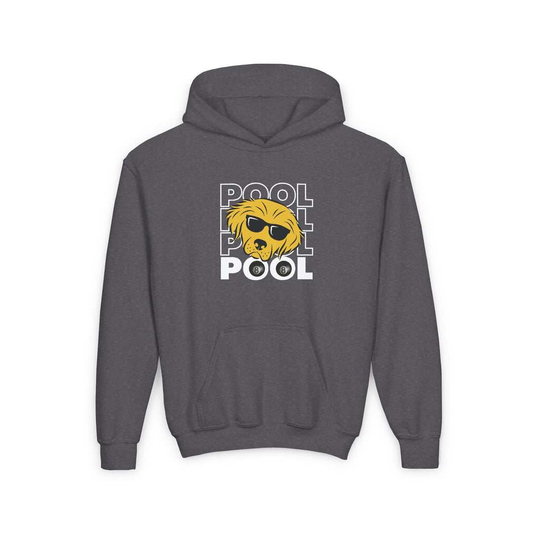 8 Ball - Pool Dog - Unisex Youth Pullover Hoodie - BFLY BILLIARDS