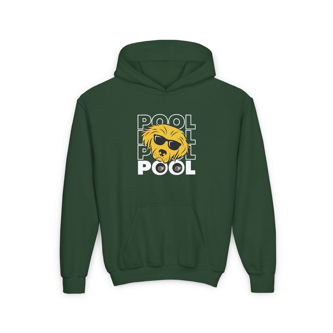 8 Ball - Pool Dog - Unisex Youth Pullover Hoodie - BFLY BILLIARDS