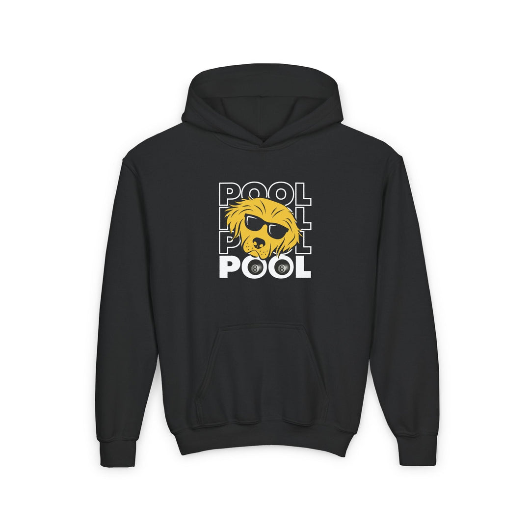 8 Ball - Pool Dog - Unisex Youth Pullover Hoodie - BFLY BILLIARDS