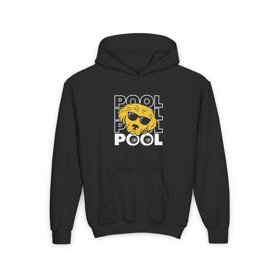 8 Ball - Pool Dog - Unisex Youth Pullover Hoodie - BFLY BILLIARDS