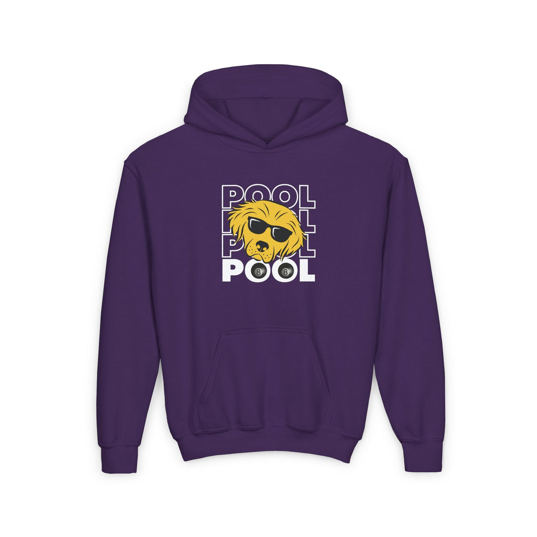 8 Ball - Pool Dog - Unisex Youth Pullover Hoodie - BFLY BILLIARDS