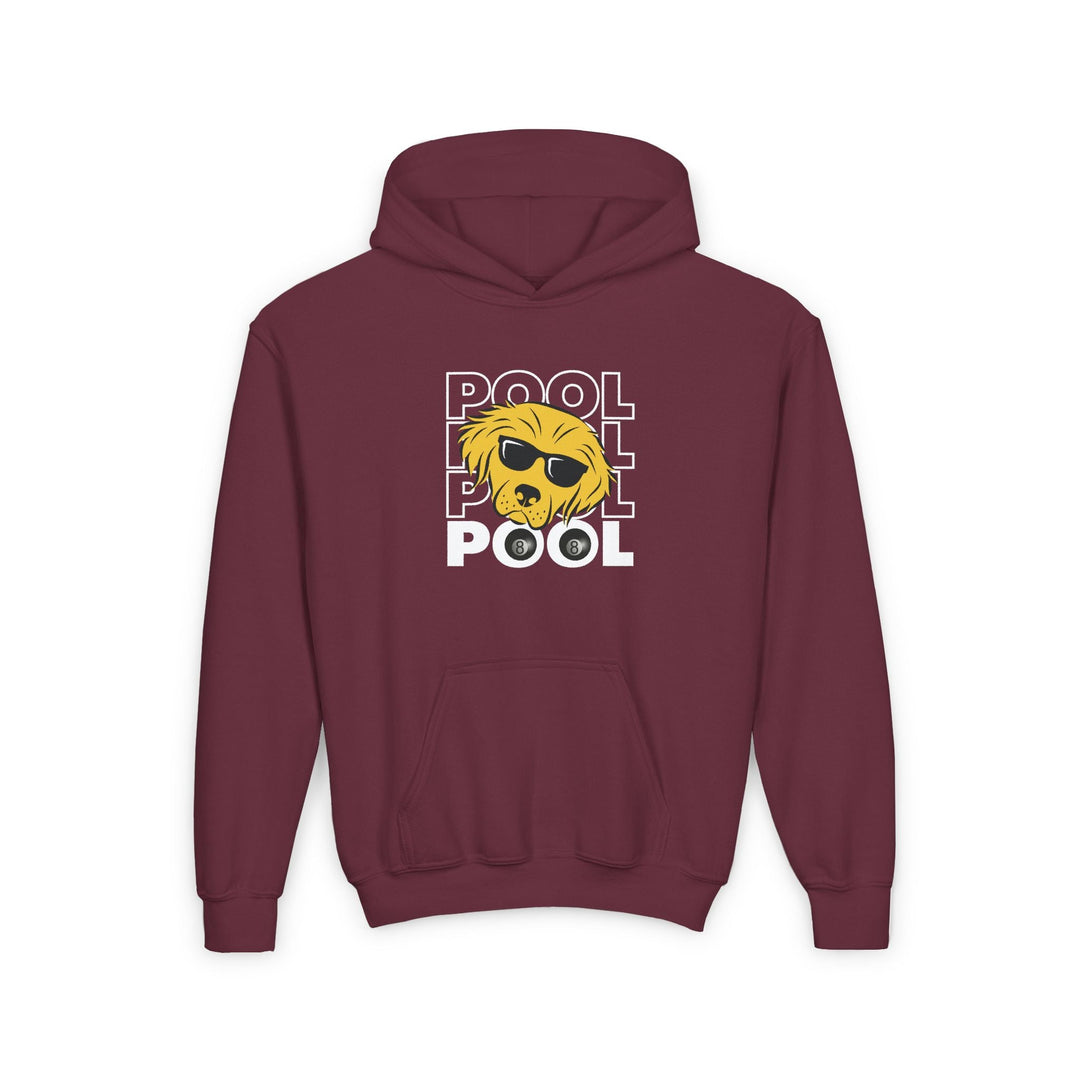 8 Ball - Pool Dog - Unisex Youth Pullover Hoodie - BFLY BILLIARDS