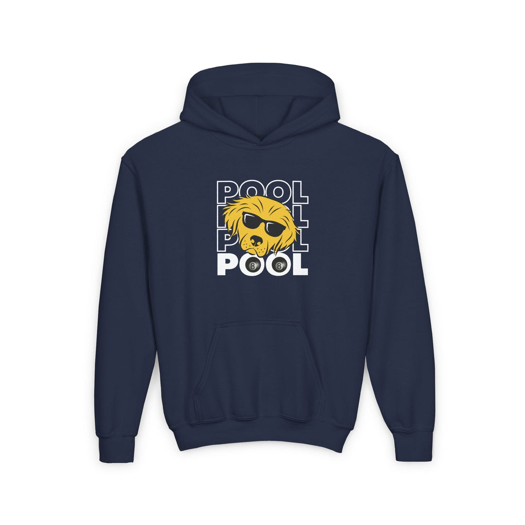8 Ball - Pool Dog - Unisex Youth Pullover Hoodie - BFLY BILLIARDS