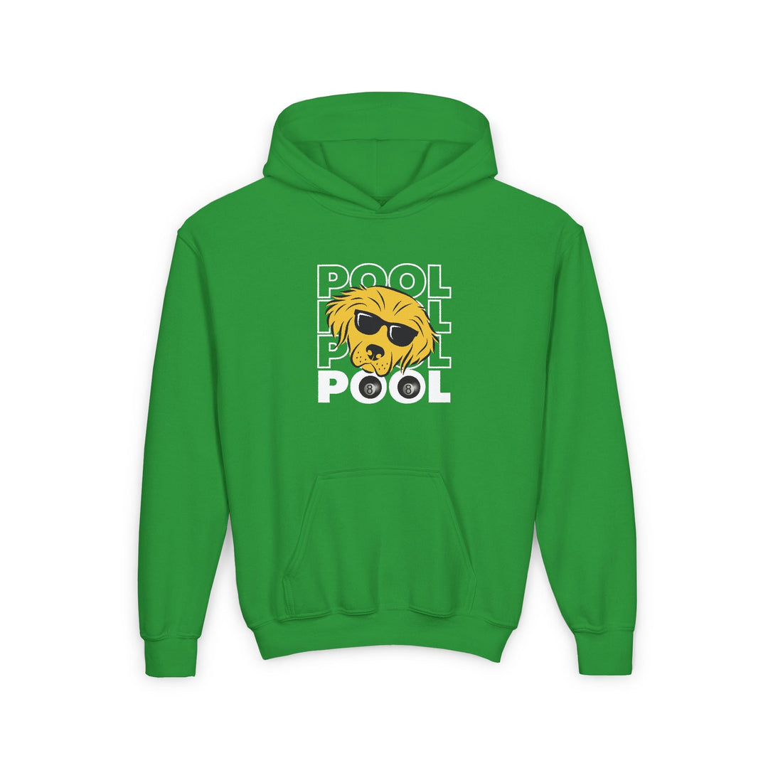 8 Ball - Pool Dog - Unisex Youth Pullover Hoodie - BFLY BILLIARDS