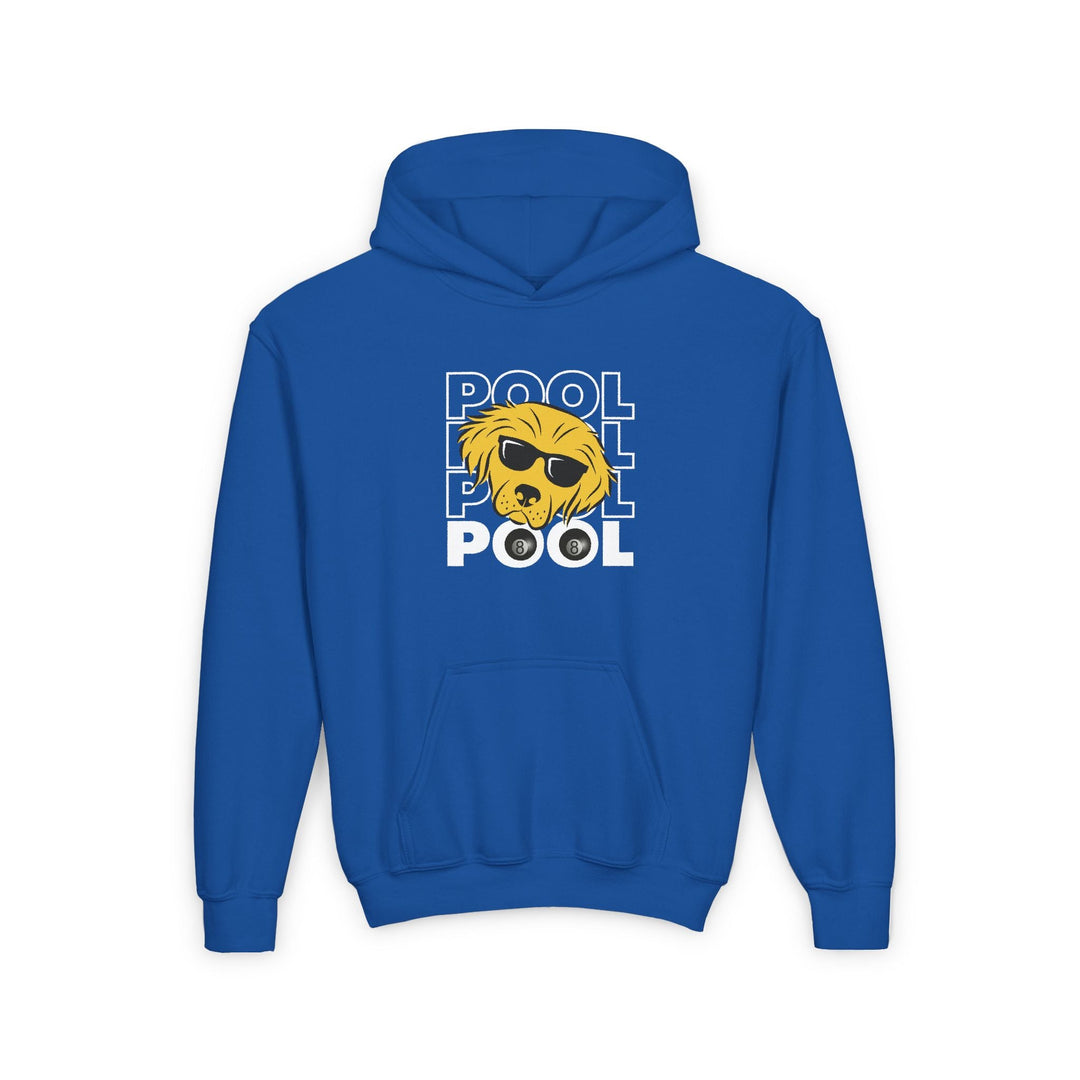 8 Ball - Pool Dog - Unisex Youth Pullover Hoodie - BFLY BILLIARDS