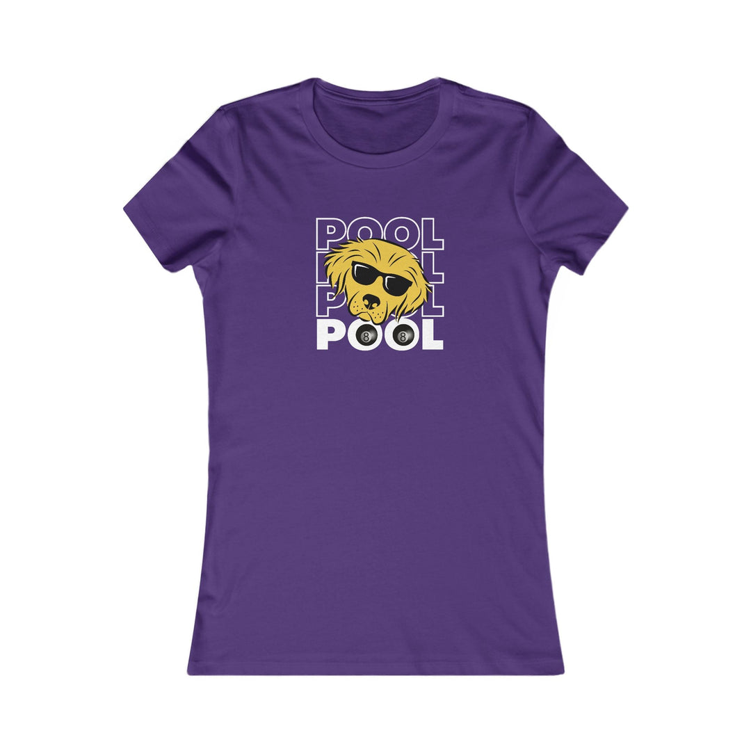 8 Ball - Pool Dog - Women's Fitted Tee - BFLY BILLIARDS