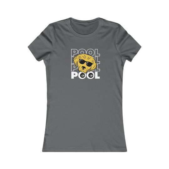 8 Ball - Pool Dog - Women's Fitted Tee - BFLY BILLIARDS