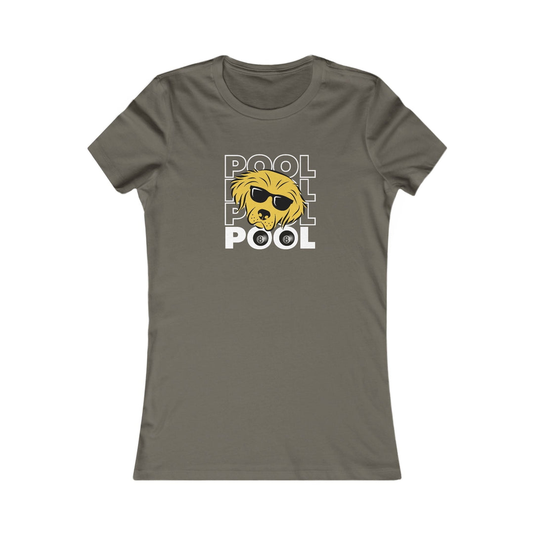 8 Ball - Pool Dog - Women's Fitted Tee - BFLY BILLIARDS