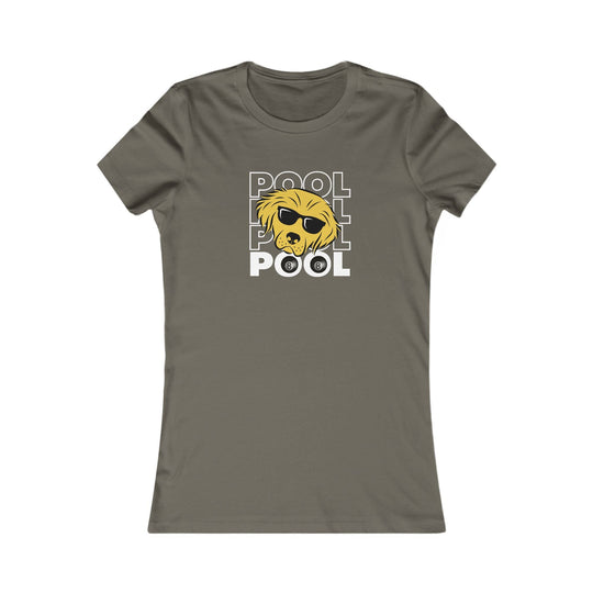8 Ball - Pool Dog - Women's Fitted Tee - BFLY BILLIARDS