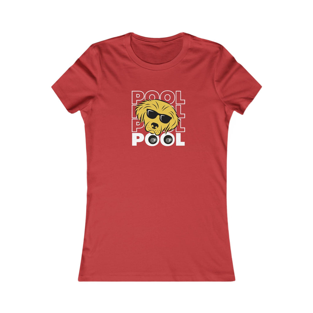 8 Ball - Pool Dog - Women's Fitted Tee - BFLY BILLIARDS
