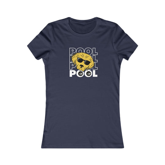 8 Ball - Pool Dog - Women's Fitted Tee - BFLY BILLIARDS