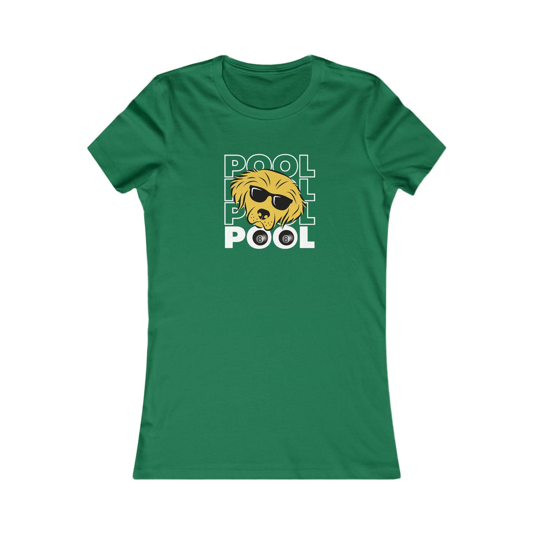 8 Ball - Pool Dog - Women's Fitted Tee - BFLY BILLIARDS