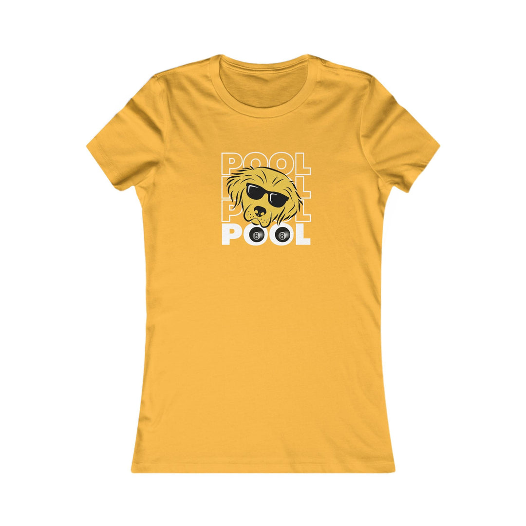 8 Ball - Pool Dog - Women's Fitted Tee - BFLY BILLIARDS