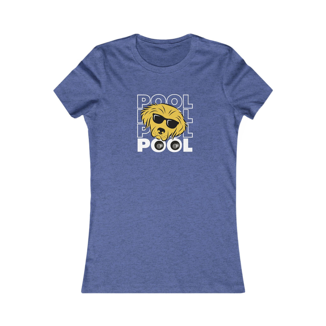 8 Ball - Pool Dog - Women's Fitted Tee - BFLY BILLIARDS