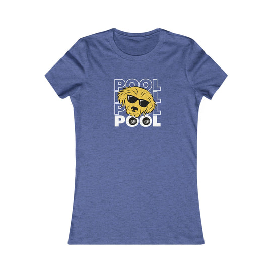 8 Ball - Pool Dog - Women's Fitted Tee - BFLY BILLIARDS