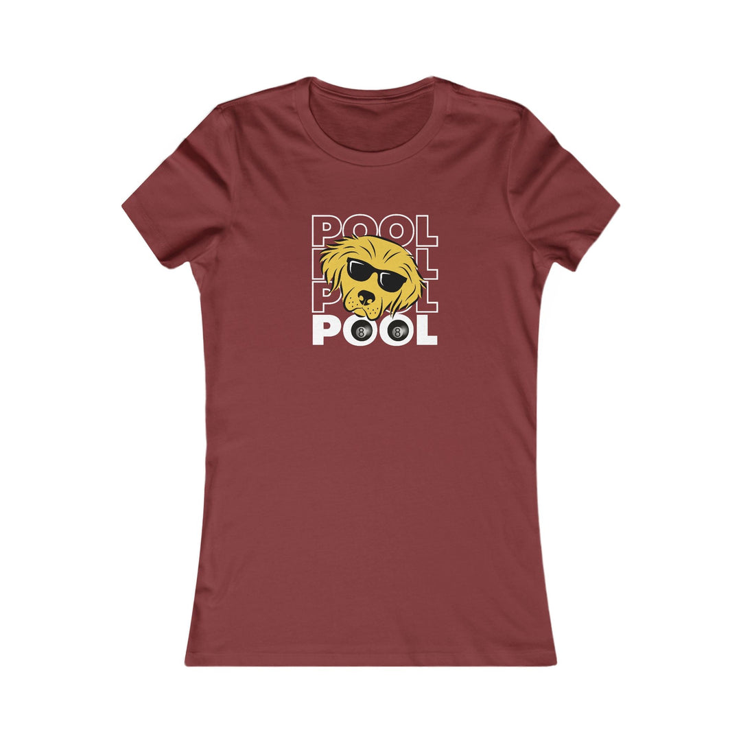 8 Ball - Pool Dog - Women's Fitted Tee - BFLY BILLIARDS
